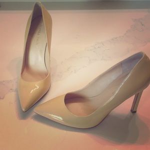 Patent leather heels
